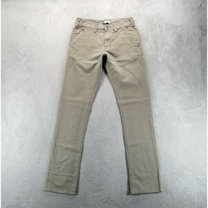 BKE Pants Mens 27x32 Brown Jake Skinny Low Rise Stretch Casual Khaki Chino